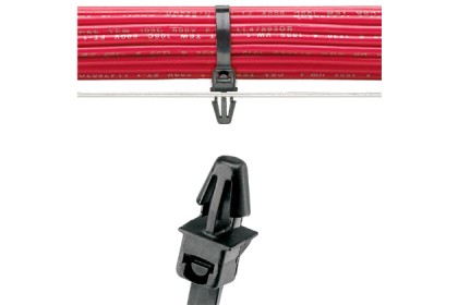 6.1'' X 0.135 PUSH MOUNT TIE (BLACK)